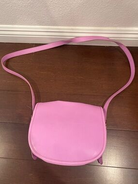 j crew pirple pink crossbody sadfdle bag